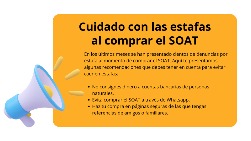 Alerta en compra de SOAT